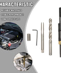 M11 x 1.5 Head Bolt Thread Repair Kit with wire inserts, drill bits, and tools by Saihisday for Kia, Isuzu, Honda, Toyota engine blocks.