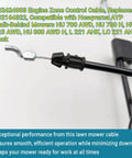 532424983 Engine Zone Control Cable Replacement delivers a precise fit and durable build for HU700 series mowers.