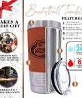 Florida Gators Engraved 20 Oz Grip Tumbler With Vacuum Insulated Double Wall Stainless Steel Travel Mug and Lid