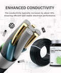 Bright Nickel Plating Solution 250ml with wire and conductive diagram for enhanced electrical conductivity in electroplating.