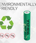 8 Pack AAA NiMH Rechargeable Battery 1.2V 300mAh For Outdoor Solar Lights, showing eco-friendly and recyclable design