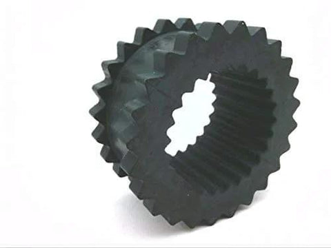 Flexible EPDM Coupling Sleeve 7J One Piece Solid For Motors And Gearbox Clutch Systems By TB Woods, OAL 2 3/16 Inches, OD 4 11/32 Inches
