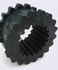 Flexible EPDM Coupling Sleeve For 3J 1 Inch OAL Shaft And 1-7/8 Inch OD Three Piece Solid Design, black rubber material