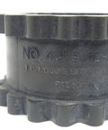 Close-up of 4J Sleeve Coupling Insert EPDM Rubber For 4JE Shaft Couplings TB Woods Compatible Heavy Duty Seal SF Plus Sleeve