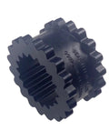 EPDM sleeve coupling insert for 1.5 bore and 2.25 OD fits flexible drive couplings, shown in black with 18 teeth design