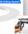 Sink Strainer Seal Kit For 3.5 Inch Drains With 2 O Rings And Rubber Gasket Set No Plumber's Putty Needed Twist On Install detail