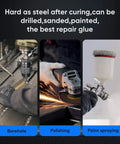 Heavy Duty Epoxy Adhesive For Metal, Plastic, Ceramic, Wood And Glass, Waterproof, Sets In Five Minutes And Cures To Steel Strong Bond