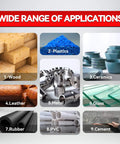 Wide range of applications for Clear Two Part Epoxy Glue on wood, plastics, ceramics, leather, metal, glass, rubber, PVC, cement.