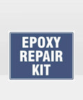 Notice Epoxy Repair Kit Tin Sign 12x16 Inch For Industrial And Commercial Use With Bold High Contrast Letters