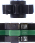 Electric Power Steering Coupler Bushing for Steering Wheel Rattle Repair With Durable Rubber Damper, EPS Systems, APDTY 160336, close-up view.