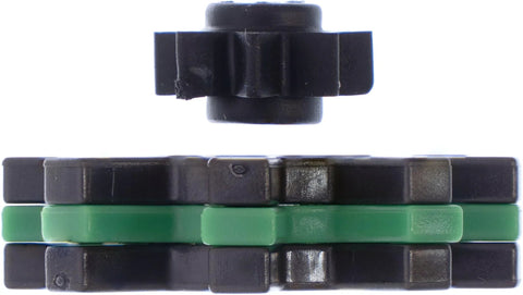 Electric Power Steering Coupler Bushing for Steering Wheel Rattle Repair With Durable Rubber Damper, EPS Systems, APDTY 160336, close-up view.