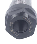Close-up of a Heavy Duty Workhorse Morse Shank Holder ER16 M10 Manganese Steel For CNC Lathe Drilling And Milling Machines With ER16A Wrench