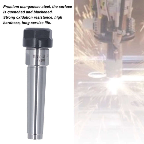 Heavy Duty Workhorse Morse Shank Holder ER16 M10 Manganese Steel For CNC Lathe Drilling And Milling Machines With ER16A Wrench By Marhynchus
