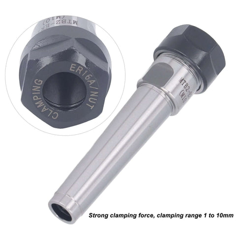 Heavy Duty Workhorse Morse Shank Holder ER16 M10 Manganese Steel For CNC Lathe Drilling And Milling Machines, ER16A view