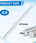 Stainless Steel TIG Welding Rod ER308L Filler Wire One Sixteenth Inch By Sixteen Inch Fifty Count One Pound Pack size illustration