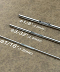 ER4043 Aluminum TIG Welding Rod Three Thirty Second Inch By Sixteen Inch 1.8 Pound Low Splatter Filler Wire displayed in sizes