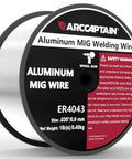 ER4043 Aluminum Welding Wire For MIG.035 Inch Diameter 1 Pound Spool AlSi5 Filler Metal on ARCCAPTAIN spool