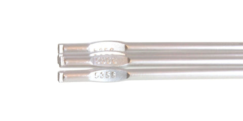 ER5356 Aluminum TIG Welding Rod 36 Inch By 1 Eighth Inch 2 Pound Pack for TIG welding aluminum alloys close-up view