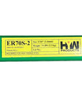 Label on ER70S-2 Tig Welding Wire Filler Rod 1/16 Inch Diameter, 36 Inch, 5 Lb Spool for mild steel structural welds