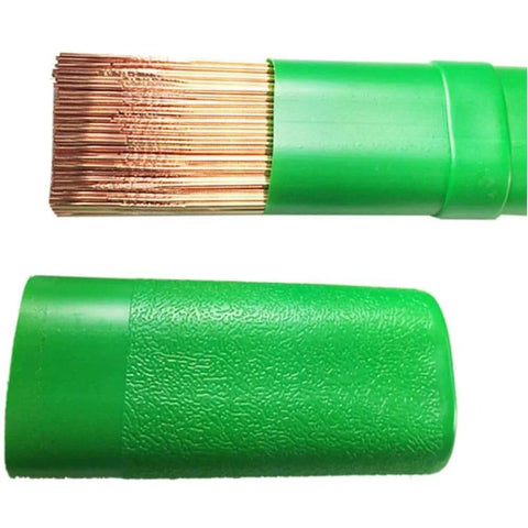 ER70S-2 Tig Welding Wire Filler Rod 1/16 Inch Diameter, 36 Inch, 5 Lb Spool in green packaging