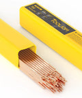 ER70S-6 Mild Steel TIG Filler Rod Copper Coated 3 32nd Inch Diameter 16 Inch Length 5 Pound Welding Wire in yellow box
