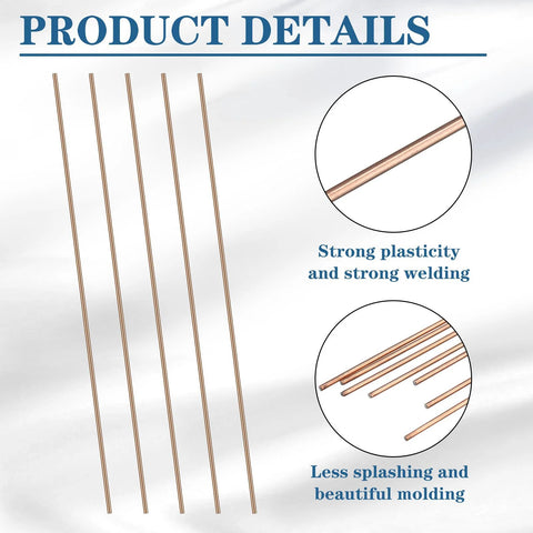 ER70S-6 Mild Steel TIG Welding Rod Sixteen Inch Length One Sixteenth Diameter Two Pound Pack Filler Rods