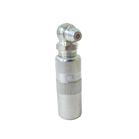 Ergonomic 90 Degree Grease Coupler Adapter for easy lubrication in tight spaces no mess and durable leak free fits from LockNLube.