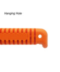 Close-up of Pro Grade Seam Roller Hand Roller handle showing hanging hole for easy storage and grip detail.