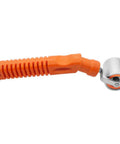 Orange Pro Grade Seam Roller Hand Roller With Anti Slip Ergonomic Steel Roller for Wallpaper and Vinyl, 7.1" Total Length, Side View