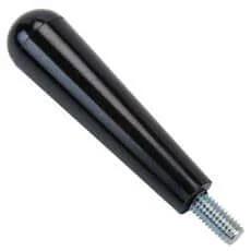 Ergonomic Tapered 3/8-16 Thread Size Handle Replacement For Woodworking Hand Tools And Chisels in black with tapered design