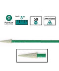 ESD Safe 3 Inch Small Pointed Foam Swab With Anti Static Polypropylene Handle for Electronics Cleanroom and Medical Devices
