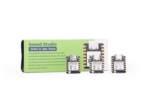 ESP32S3 Dual Core Development Board 3 Pack With 2.4 GHz WiFi And BLE 5.0 8MB PSRAM 8MB Flash Battery Charge Support in packaging with three boards displayed.