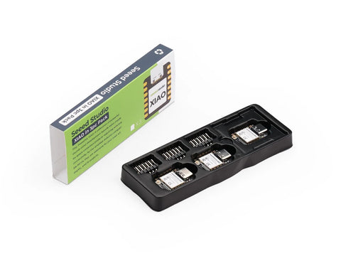 ESP32S3 Dual Core Development Board 3 Pack with 2.4 GHz WiFi and BLE 5.0, displayed in black tray with outer packaging