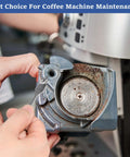 Applying Food Grade Espresso Machine Lubricant Grease NSF H1 Certified 50g to coffee grinder component