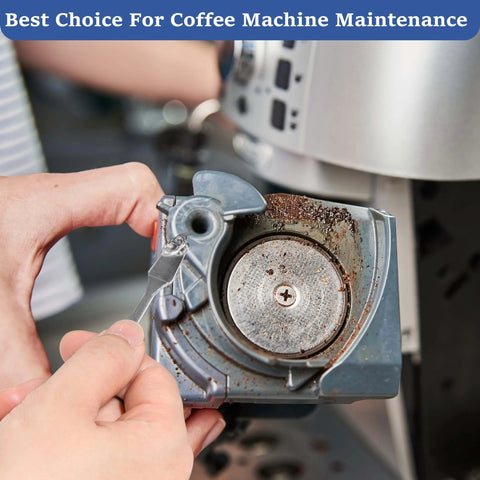 Applying Food Grade Espresso Machine Lubricant Grease NSF H1 Certified 50g to coffee grinder component