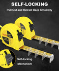 2 Packs Tape Measure 25 ft /16 ft, Esydon Measuring Tape Extendable with self-locking feature, dual-scale imperial/metric for designers.