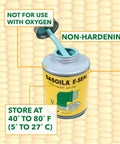 Leak-Proof Ethanol E10 And E85 Thread Sealant for fuel lines and pipe threads, non-toxic non-hardening paste with brush-in-cap