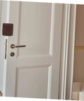 3 Pack EVA Door Clamps And Door Stops For Finger Pinch Guard And Anti Slam Edge Protector, installed on interior door.