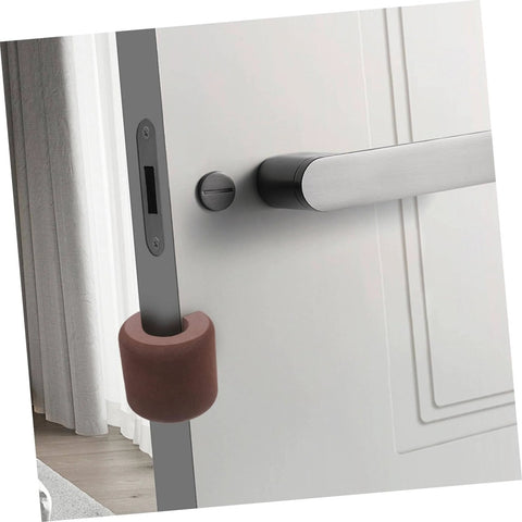 3 Pack EVA Door Clamps And Door Stops For Finger Pinch Guard And Anti Slam Edge Protector, No Tools Required Installation shown on door