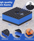 High quality EVA foam used in ✝️ 1-Pack Utility Cart Stair-Climbing Heavy Duty Built for Moving Boxes with waterproof, shockproof features