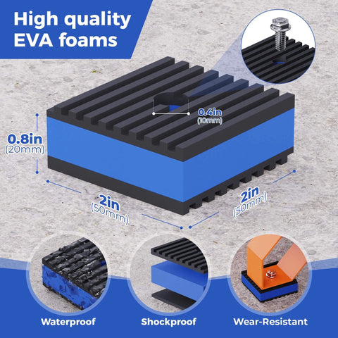 High quality EVA foam used in ✝️ 1-Pack Utility Cart Stair-Climbing Heavy Duty Built for Moving Boxes with waterproof, shockproof features