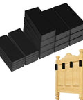 20 Pack Headboard Stoppers For Wall Cushioned EVA Foam Protectors With 20mm And 3mm Thick Bumper Pads Anti Slip Gap Fillers installed on headboard
