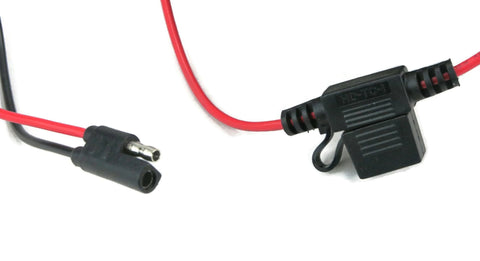 Red and black wires with connectors for OEM Everflo 2.2 GPM, 12 Volt, 70 PSI, Diaphragm Pump EF2200, EF2200-BOX, EF2200BOX