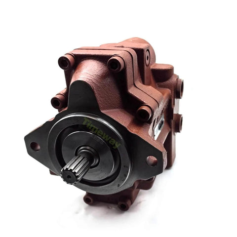 Front view of PVD Excavator Piston Oil Pump PVD-2B-44P for PVD-2B-44P-12G-4713F Hydraulic Piston Main Pump Spline Shaft 13Teeth