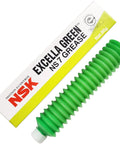Excella Green NS7 Low Torque Synthetic Grease 80g tube with packaging, ideal for high-speed linear guides and ball screws
