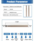 Three Eighths Inch Shank Tungsten Steel Indexable Boring Bar End Mill Tool Holder For Rough Milling And Deep Feed With 90 Degree Right Hand Cut Three Eighths Inch Cutting And Shank Length Three Point Nine Four Inches Anti Vibration 42CrMo Alloy