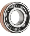 Expansion Compensating Bearing Open Type EC 6306C3 Small Size Ball Bearing, side view, for motors and conveyors.