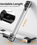 Appliance Rollers Heavy Duty,Newest Extendable Appliance Sliders,Liftable Washing Machine Base in use showing extendable length mechanism