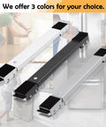 Three colors of Extendable Furniture Appliances Rollers for Heavy Washing Dryer Machine Refrigerator with 24 Roller & Brake Equipment.
