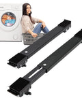 ✝️ Extendable Furniture Appliances Rollers, Mover Tools with 24 Roller & Brake Equipment for Heavy Washing Dryer Machine Refrigerator